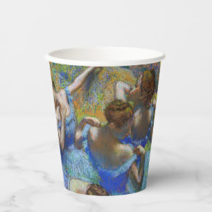 Edgar Degas - Blaue Tänzerinnen Pappbecher