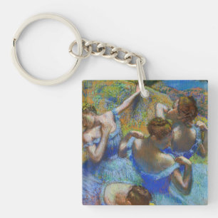 Edgar Degas - Blaue Tänzerinnen Schlüsselanhänger