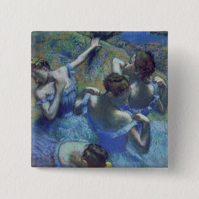 Edgar Degas| Blue Dancers, c.1899 Button (Vorderseite)