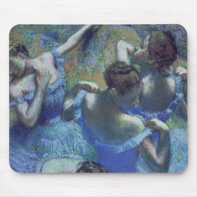 Edgar Degas| Blue Dancers, c.1899 Mousepad (Vorne)