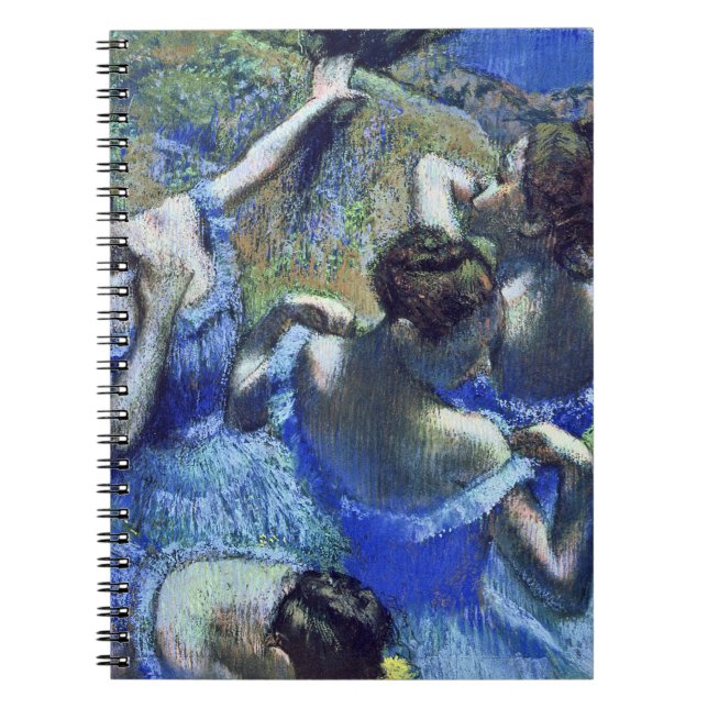 Edgar Degas - Blue Dancers Notizblock (Vorderseite)