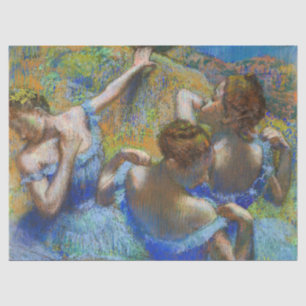 Edgar Degas - Blue Dancers Seidenpapier