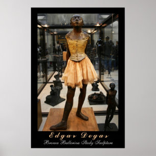 Edgar Degas: Bronzeballerina-Studie Poster