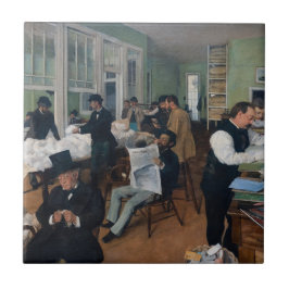 Edgar Degas - Cotton Office in New Orleans Fliese