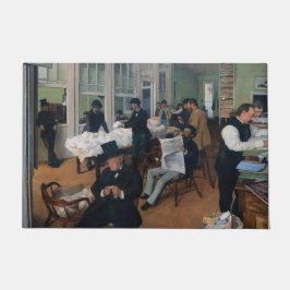 Edgar Degas - Cotton Office in New Orleans Fußmatte