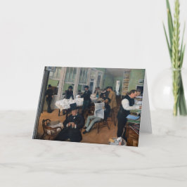 Edgar Degas - Cotton Office in New Orleans Karte