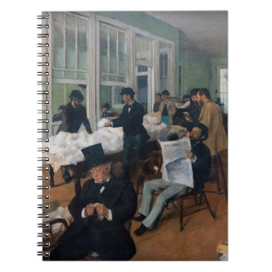 Edgar Degas - Cotton Office in New Orleans Notizblock