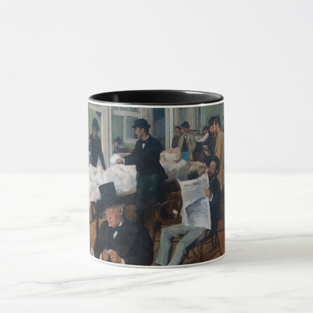 Edgar Degas - Cotton Office in New Orleans Tasse (Zentrum)