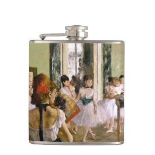 Edgar Degas Dance Class Flachmann