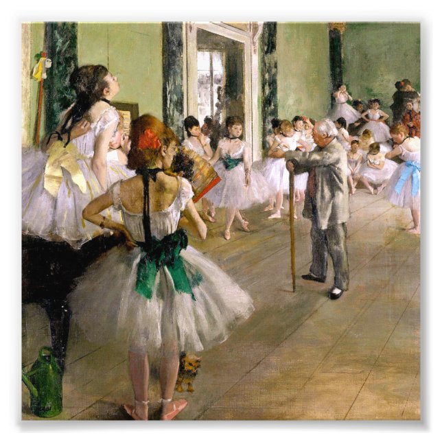 Edgar Degas Dance Class Fotodruck (Vorne)