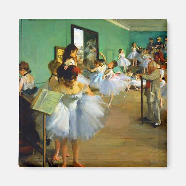 Edgar Degas Dance Class Magnet (Vorne)