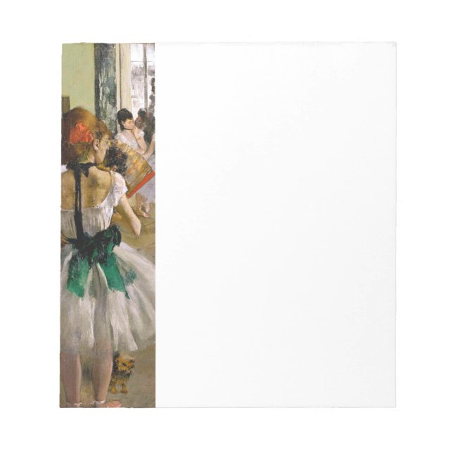 Edgar Degas Dance Class Notizblock (Vorderseite)