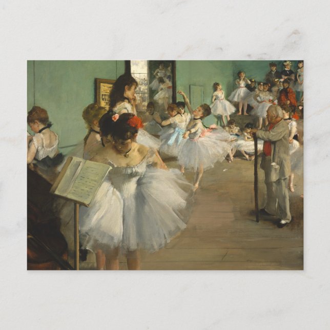 Edgar Degas Dance Class Postkarte (Vorderseite)