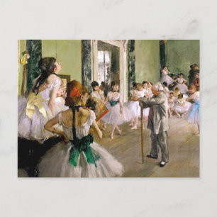 Edgar Degas Dance Class Postkarte