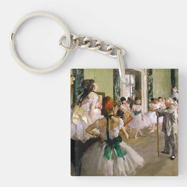 Edgar Degas Dance Class Schlüsselanhänger (Vorderseite)