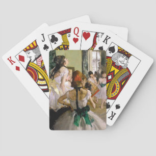 Edgar Degas Dance Class Spielkarten