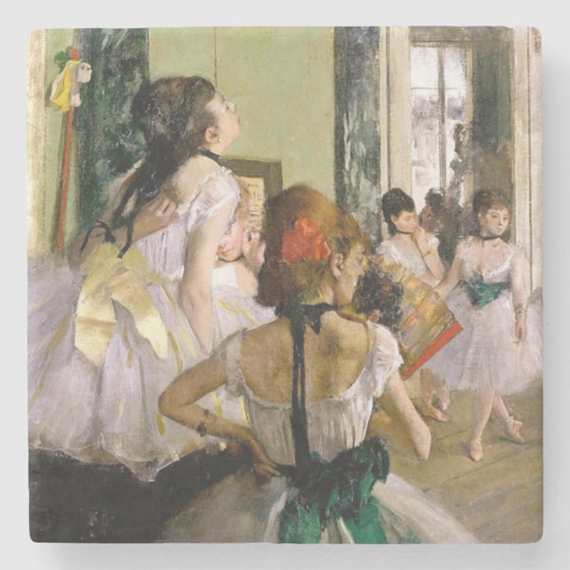 Edgar Degas Dance Class Steinuntersetzer (Vorderseite)
