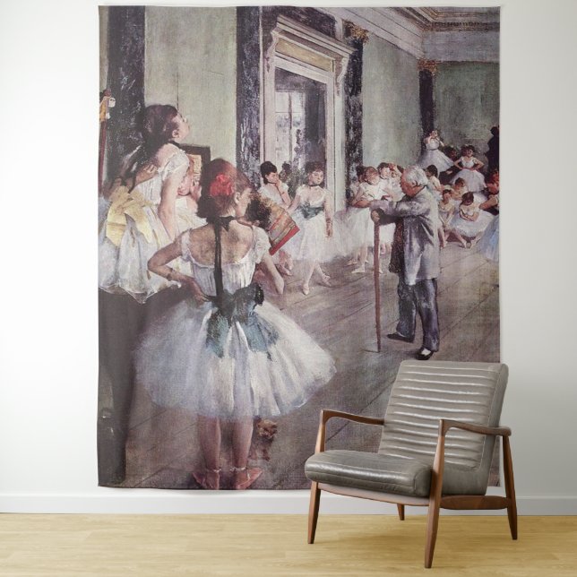 Edgar Degas Dance Class Wandteppich (Beispiel)