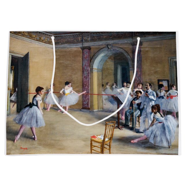 Edgar Degas - Dance Foyer, Opera rue Le Peletier Große Geschenktüte (Vorderseite)