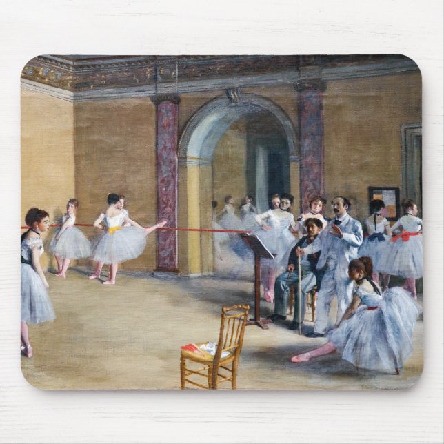 Edgar Degas - Dance Foyer, Opera rue Le Peletier Mousepad (Vorne)
