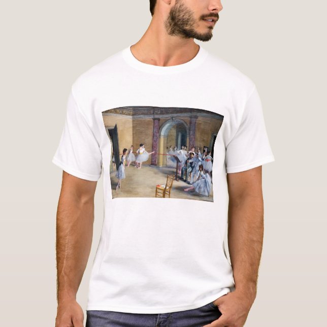 Edgar Degas - Dance Foyer, Opera rue Le Peletier T-Shirt (Vorderseite)