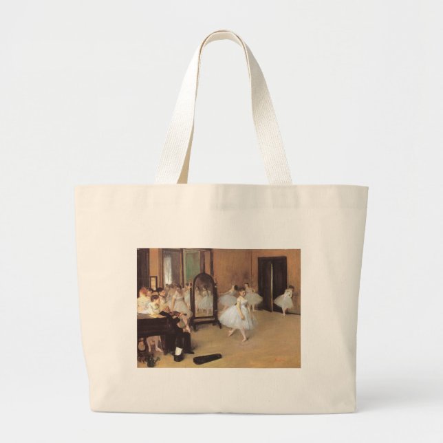 Edgar Degas Dance Jumbo Stoffbeutel (Vorne)