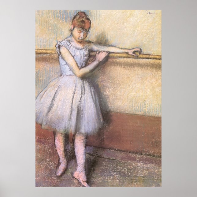 Edgar Degas Dancer am Bar Poster (Vorne)