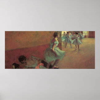 Edgar Degas Dancers Auf Treppe Poster