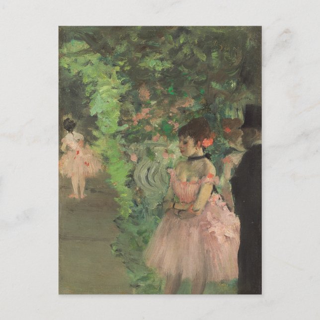 Edgar Degas | Dancers Backstage, 1876-1883 Postkarte (Vorderseite)