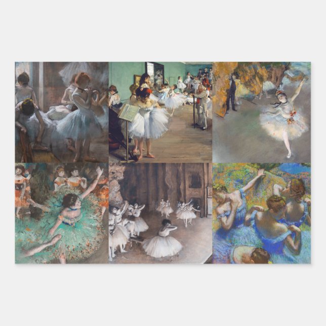 Edgar Degas - Dancers Masterpiece Selection Geschenkpapier Set (Vorderseite)