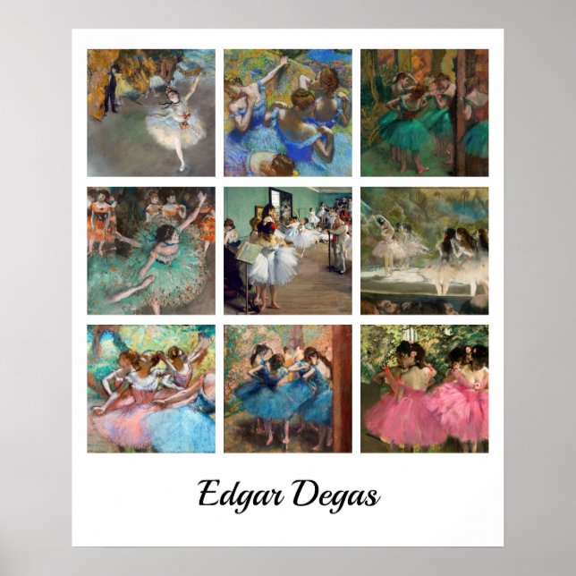 Edgar Degas - Dancers Masterpiece Selection Poster (Vorne)