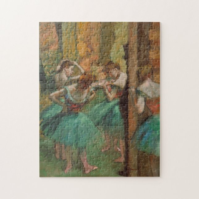 Edgar Degas Dancers Pink und Green (Vertikal)