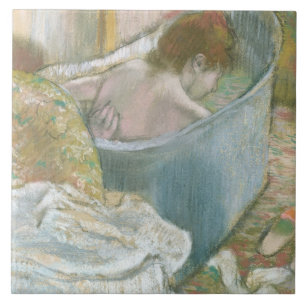 Edgar Degas   das Bad Fliese