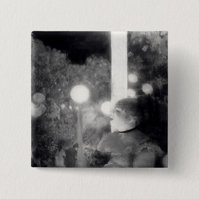 Edgar Degas | das Café-Konzert Button (Vorderseite)