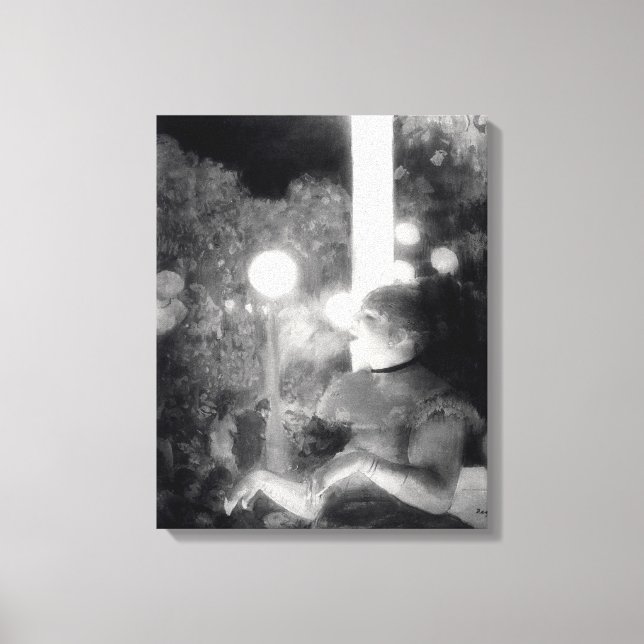 Edgar Degas | Das Café-Konzert Leinwanddruck (Vorderseite)