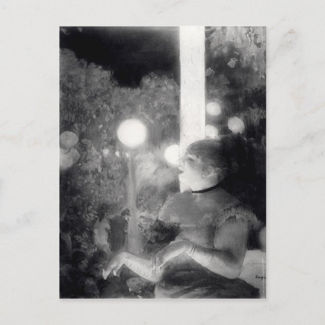 Edgar Degas | Das Café-Konzert Postkarte (Vorderseite)