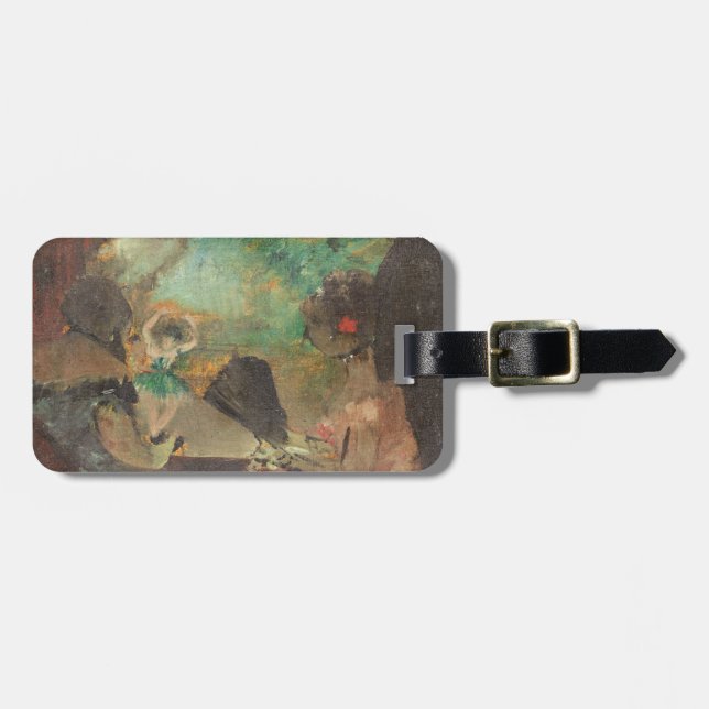 Edgar Degas | das Loge, c.1883 Gepäckanhänger (Vorderseite horizontal)