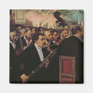Edgar Degas das Opern-Orchester, c.1870 Magnet