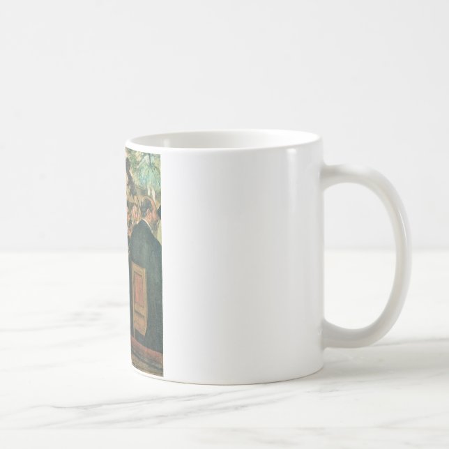 Edgar Degas das Orchester der Oper Kaffeetasse (Rechts)