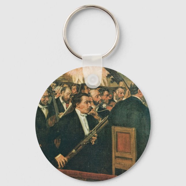 Edgar Degas Das Orchester der Oper Schlüsselanhänger (Vorderseite)