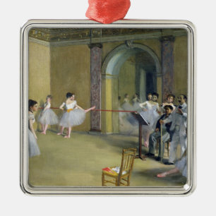 Edgar Degas das Tanz-Foyer Silbernes Ornament