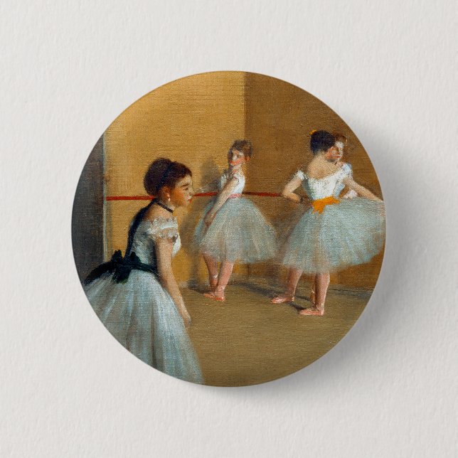 Edgar Degas Das Tanzfoyer der Oper Button (Vorderseite)