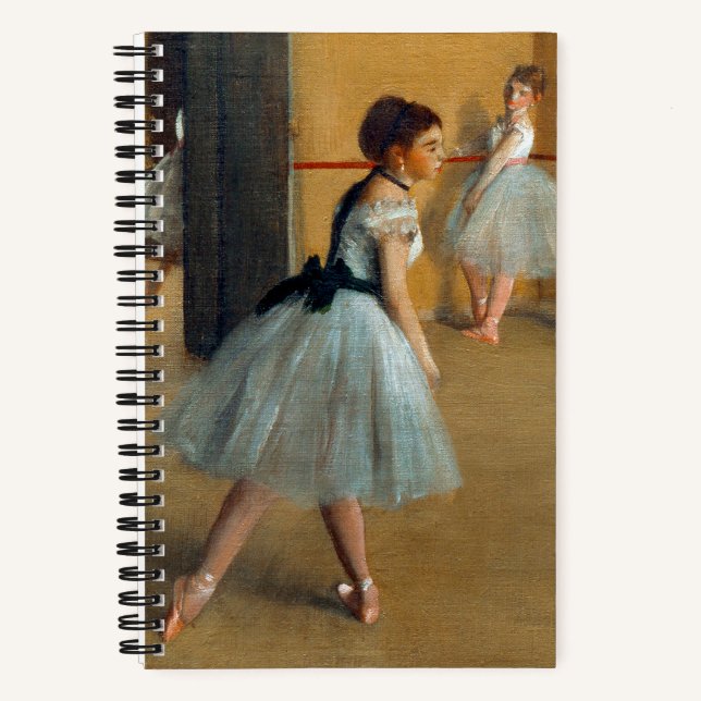 Edgar Degas Das Tanzfoyer der Oper Notizbuch (Vorderseite)