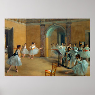 Edgar Degas Das Tanzfoyer der Oper Poster
