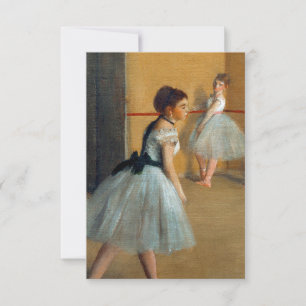 Edgar Degas Das Tanzfoyer der Oper RSVP Karte