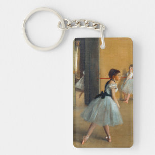 Edgar Degas Das Tanzfoyer der Oper Schlüsselanhänger