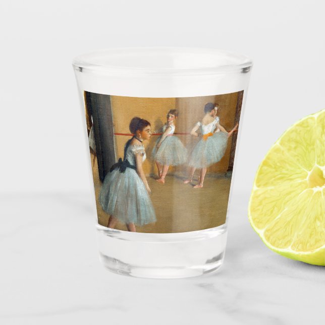 Edgar Degas Das Tanzfoyer der Oper Schnapsglas (Vorderseite)