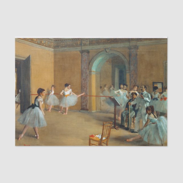 Edgar Degas Das Tanzfoyer der Oper Seidenpapier (Vorderseite)