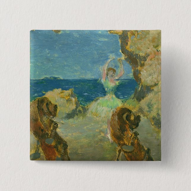 Edgar Degas | der Ballett-Tänzer, 1891 Button (Vorderseite)