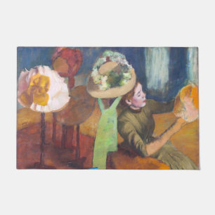 Edgar Degas - Der Hutladen Fußmatte